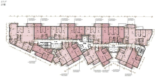 “维港六大珍藏之作”位于维港区，提供24伙。