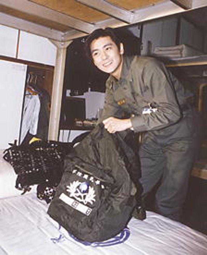 林志颖当年服役2年。(中时资料照) 林志颖当年服役2年。(中时资料照)