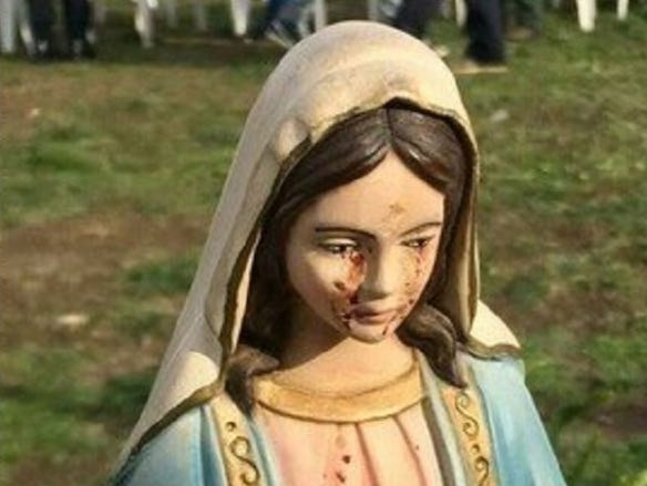 圣母像疑被人利用作欺诈工具 圣母像疑被人利用作欺诈工具