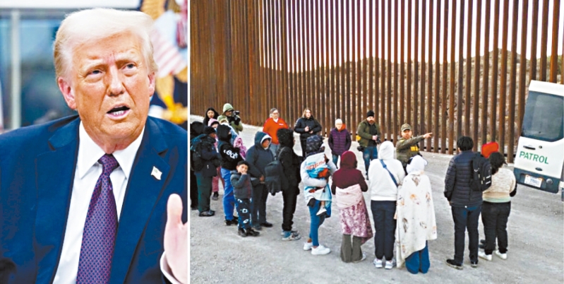 特朗普签令终结无证移民的联邦福利。