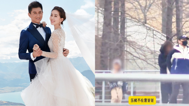 吴奇隆被拍带儿子出游。