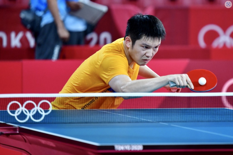 巴黎奥运乒乓球单打金牌得主樊振东。 巴黎奥运乒乓球单打金牌得主樊振东。