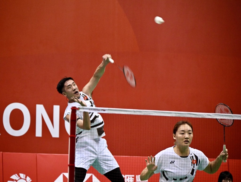 羽毛球邓谢配邓俊文及谢影雪当日会出席。 羽毛球邓谢配邓俊文及谢影雪当日会出席。