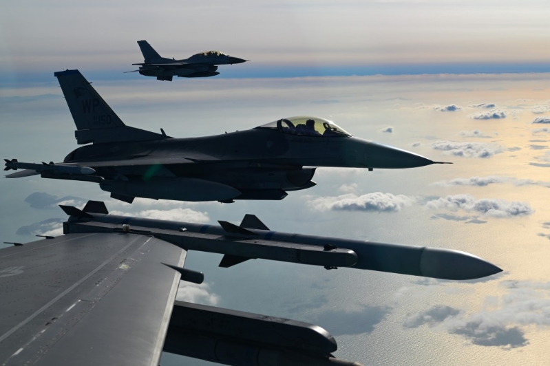 韩国空军主力KF-16战机。 US Air Force 韩国空军主力KF-16战机。 US Air Force