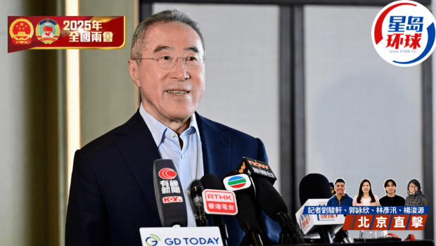 唐英年吁深化国际化,西九文化区助力中华文化走出去。 刘骏轩摄 唐英年吁深化国际化,西九文化区助力中华文化走出去。 刘骏轩摄