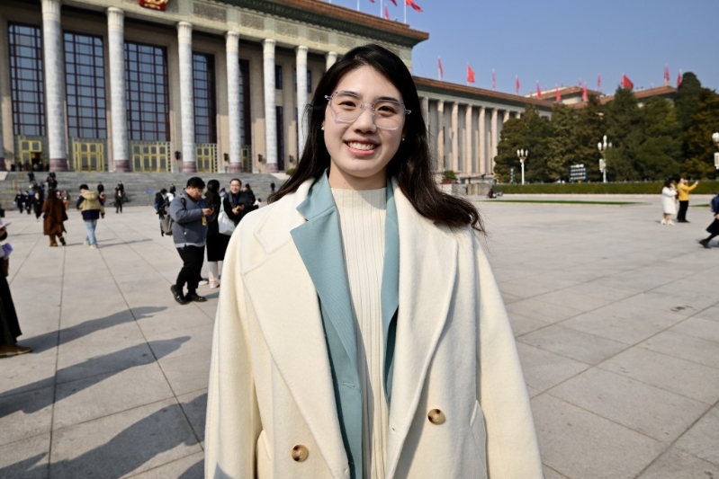 张雨霏认为粤港澳三地举办全运会是很好的连接机会。 张雨霏认为粤港澳三地举办全运会是很好的连接机会。