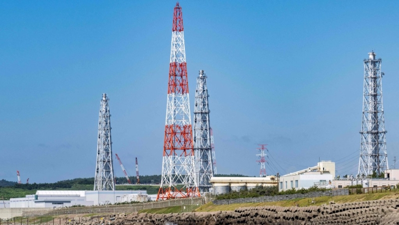 柏崎刈羽核电厂。 法新社 柏崎刈羽核电厂。 法新社