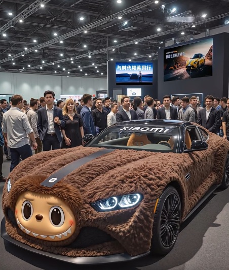 在小红书上,就出现一架声称是“小米SU7 Ultra”改装成拉布布的模样。 在小红书上,就出现一架声称是“小米SU7 Ultra”改装成拉布布的模样。