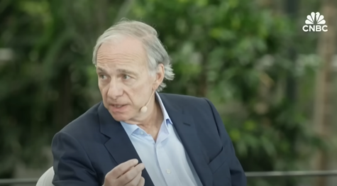 当地时间3月12日,瑞·达利欧接受CNBC采访 当地时间3月12日,瑞·达利欧接受CNBC采访