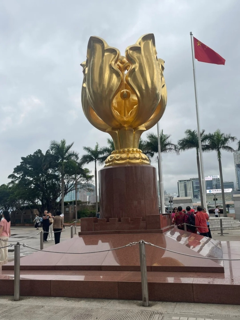 7.金紫荆广场：位于湾仔的金紫荆广场往往是内地游客必到景点（小红书）