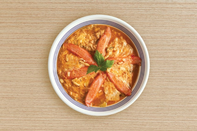 芝士蟹柳滑蛋丼 $48