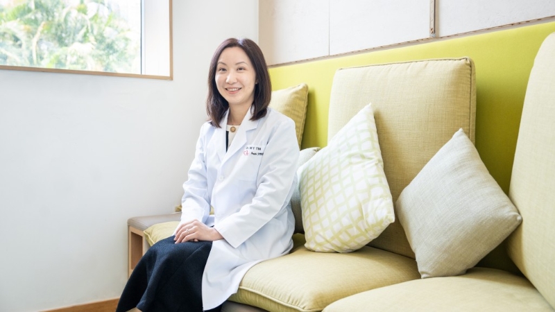 佃颖恩希望医生日后用药不用绑住绑住。 医管局提供