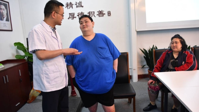 中国人的体重近年有明显增加。　中新社