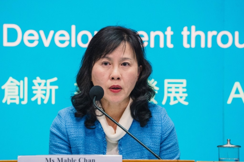 陈美宝指政府未来半年会试行30多个无人机运送等的项目。资料图片