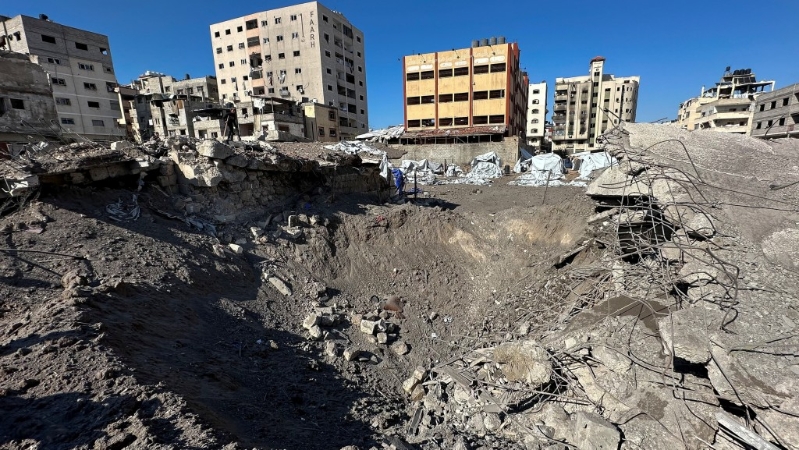 以军指使用了精确的弹药来将对现场的损害降至最低。路透社 以军指使用了精确的弹药来将对现场的损害降至最低。路透社