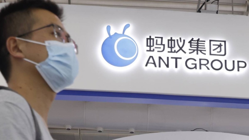 蚂蚁集团指使用国产晶片训练A1，成本大降两成。中新社