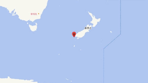 新西兰外海发生6.8级地震，深度10公里。 中国地震台网