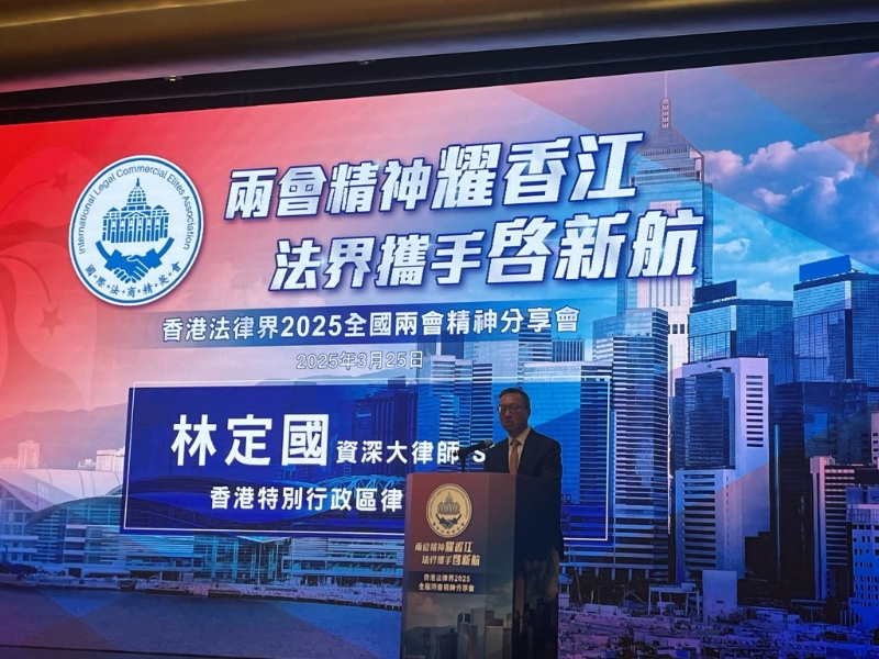 律政司司长林定国。 林彦汛摄