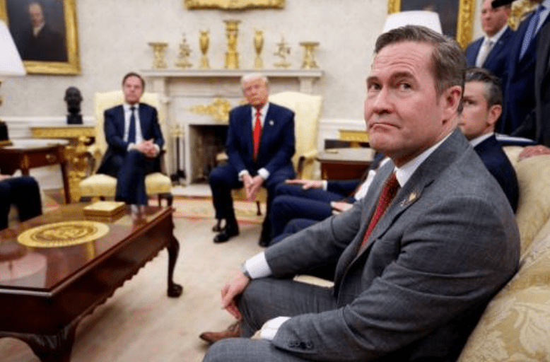 美国防机密乌龙外泄,华尔兹称负全责。路透社 美国防机密乌龙外泄,华尔兹称负全责。路透社