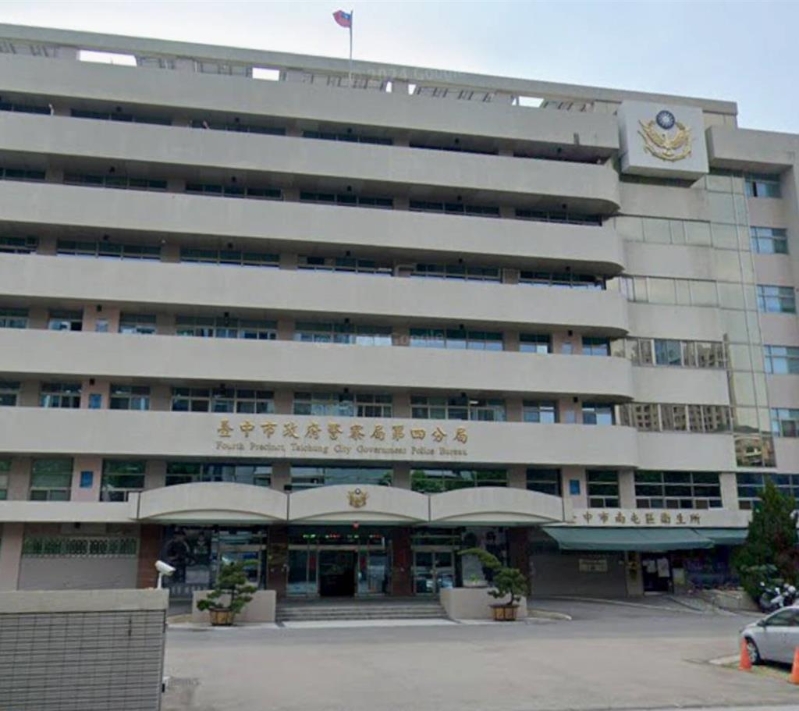 台中市第四警分局辖区今天中午发生攻击路人事件。（摘自google map)