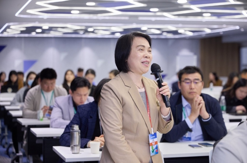 南南合作金融中心副总干事周美香。 南南合作金融中心副总干事周美香。