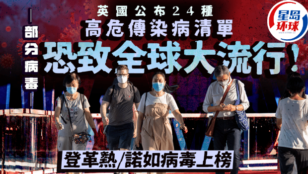 英国公布24种高危传染病清单 英国公布24种高危传染病清单