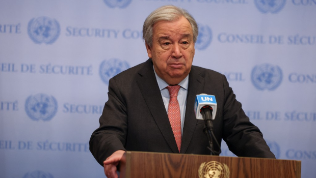 联合国秘书长古特雷斯。 联合国秘书长古特雷斯。