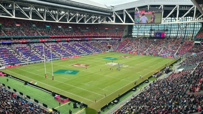 主场馆5楼可以一览无遣精彩赛事及表演。图：启德体育园提供