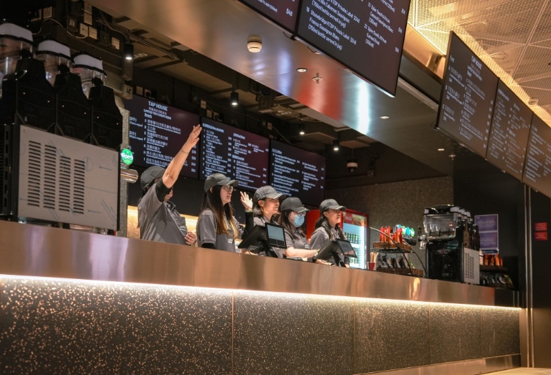 主场馆5楼亦有餐饮设施。图：启德体育园提供