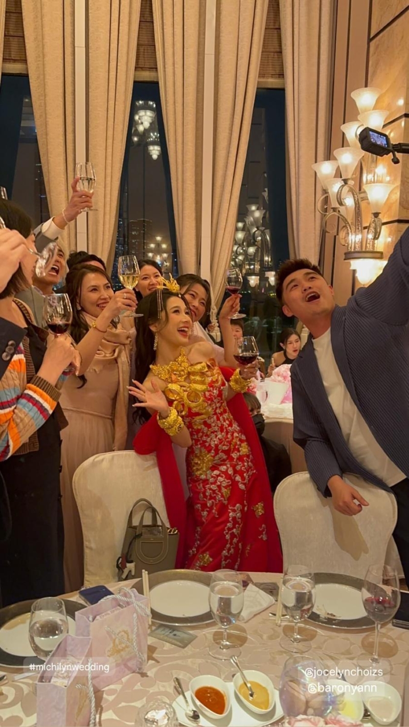 蔡颂思的婚礼。