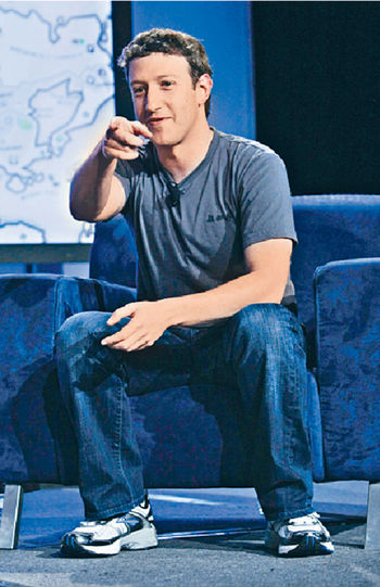 facebook创办人扎克伯格。 美联社 facebook创办人扎克伯格。 美联社