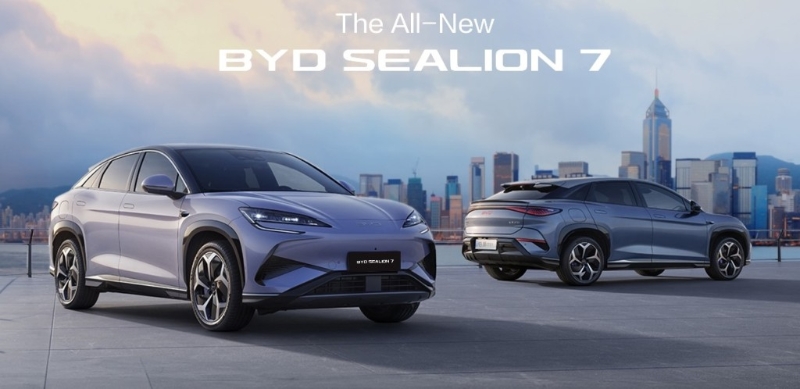2025年1月本地车市成绩公布：比亚迪BYD美梦重温，再度力压Tesla以847辆佳绩排名第一位，升幅达到157.45%，全新Sealion 7电动车是主力取分棋子。