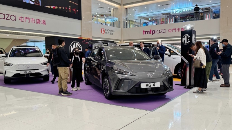 2025年1月本地车市成绩公布：国产电动车品牌MG的1月交投量达92辆，升幅58.62%是十大排行榜第三高。