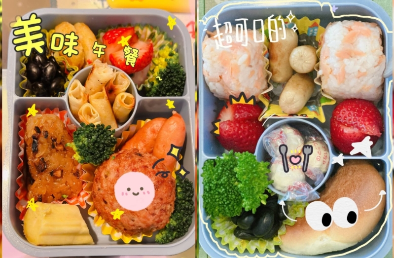 林志玲完全展现日本家庭主妇的便当文化，散发满满爱心与耐心。