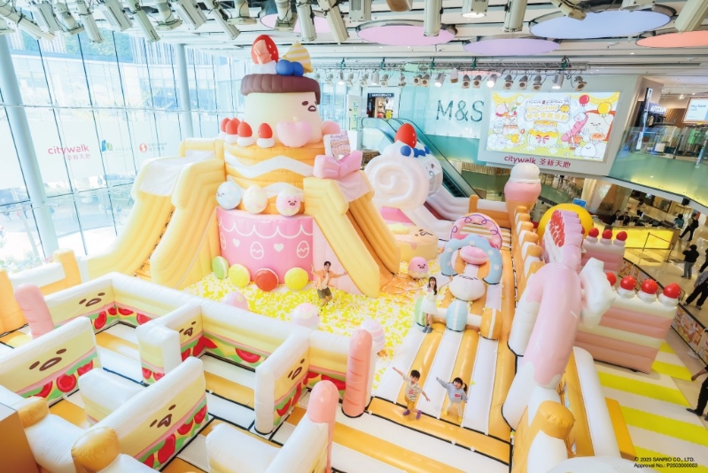 超过2,000呎的甜品下午茶盛宴造型充气乐园（图片来源：荃新天地Citywalk）