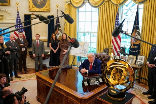 特朗普称，美国不想伤害那些不想受到伤害的国家。路透社