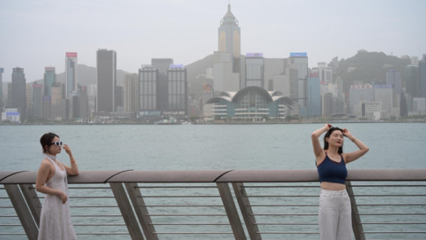 沙尘气流袭港 沙尘气流袭港