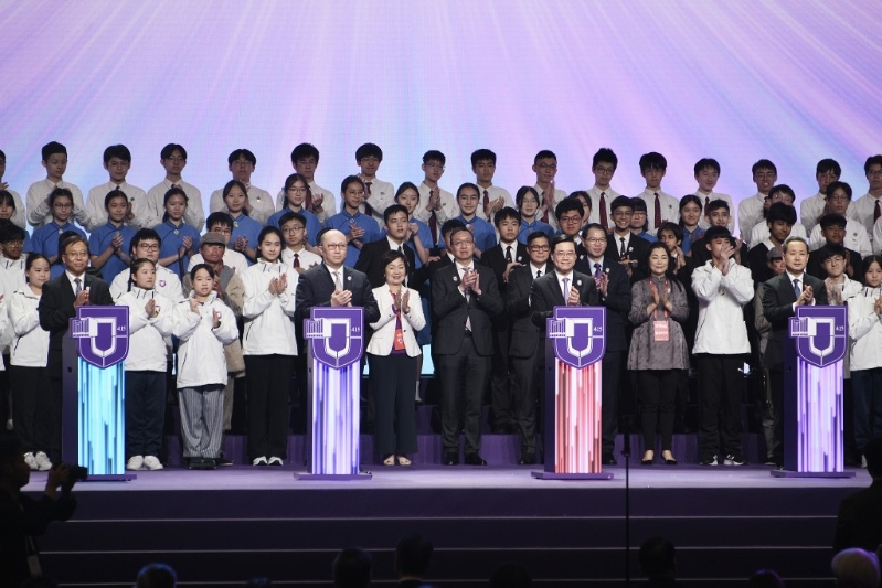 「全民國家安全教育日」今日(15日)舉行開幕典禮。陳浩元攝