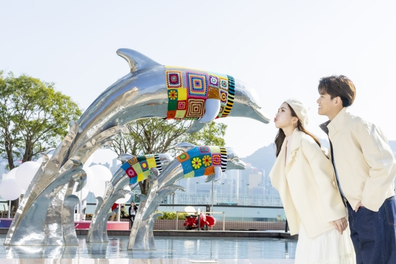 中港城海豚池平台花园