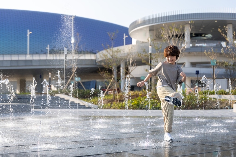 喷泉广场亲水空间