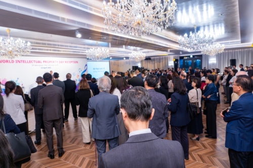 知识产权署酒会，不少嘉宾到场。