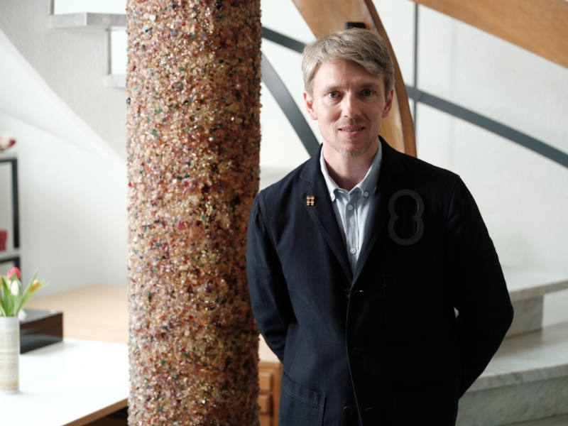 舒特展览大厅主理人大卫福尔纳。 舒特展览大厅主理人大卫福尔纳。