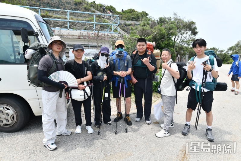 一行七人、来自内地各省市的露营人士。