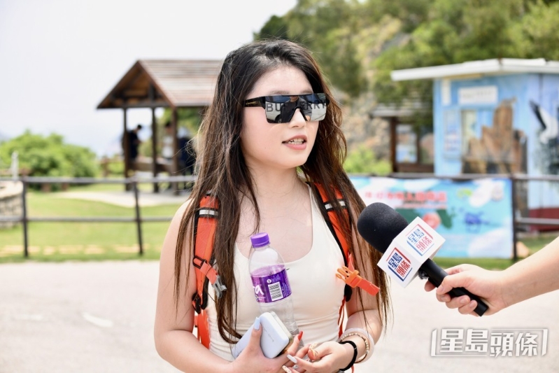 内地客周小姐昨日到港，准备留三至四天。