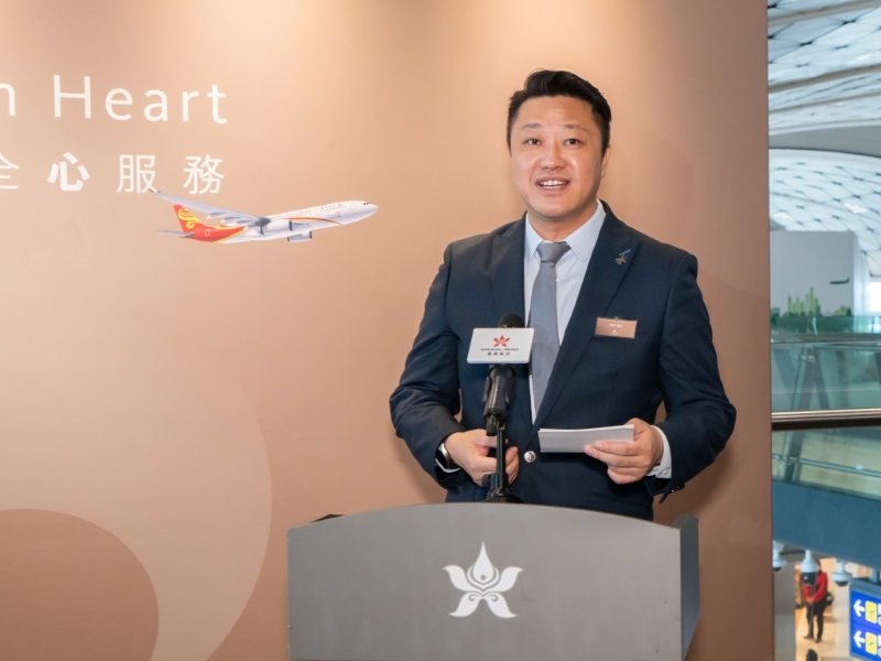 香港航空主席阎波。 香港航空主席阎波。