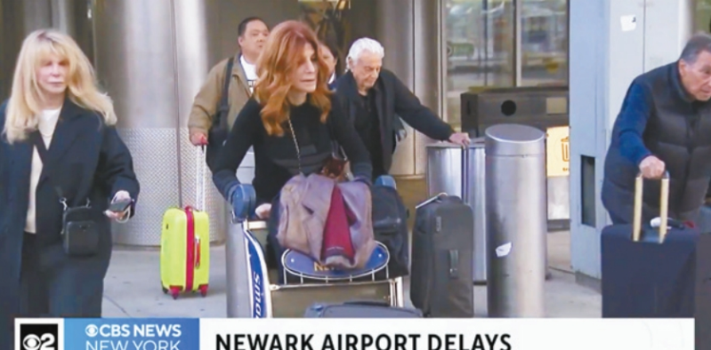 纽瓦克机场已经遇到了很多天的麻烦，很难解决