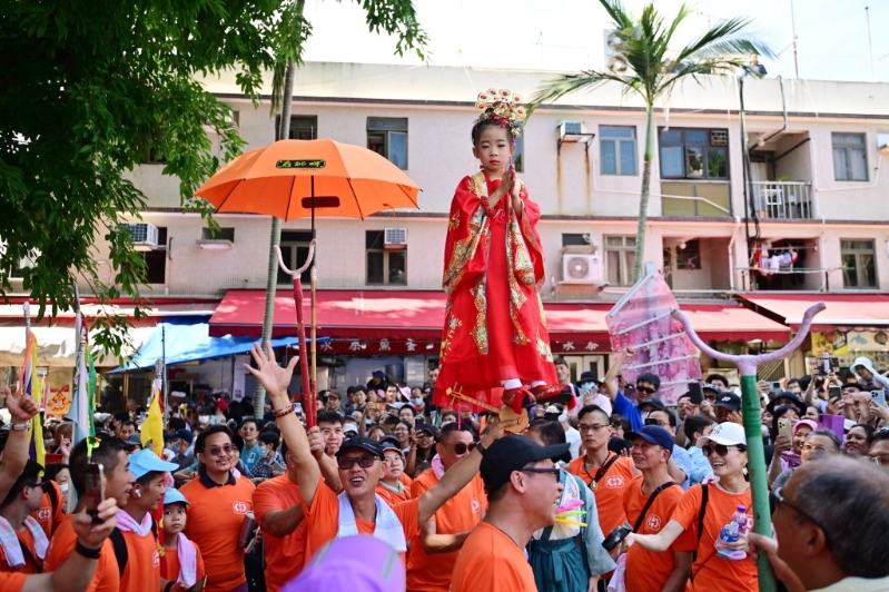 去年的飘色亦有以民间故事为题材。