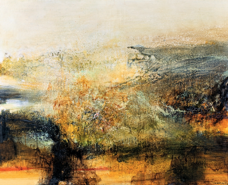 赵无极《1.12.81》1981年作 油彩画布 成交价：2,760万港元