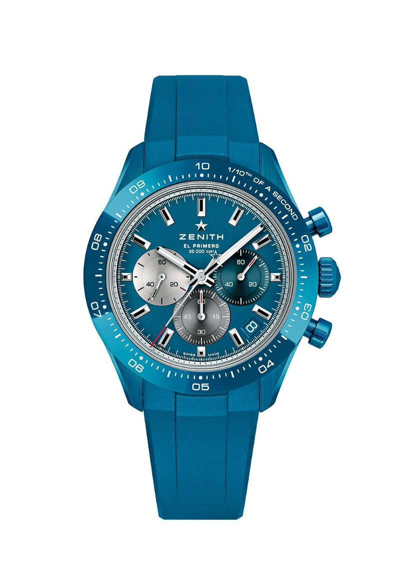 Zenith Blue Ceramic Chronograph Trilogy - 160th Anniversary Edition