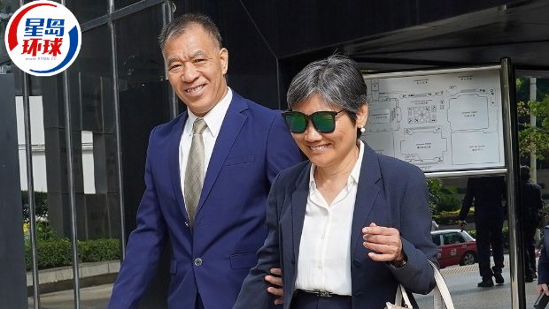 被告蔡淑梅与白伟雄夫妇。 被告蔡淑梅与白伟雄夫妇。